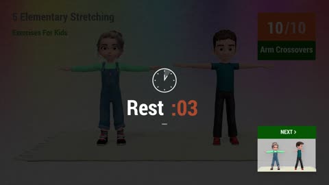 Sports exercises for children