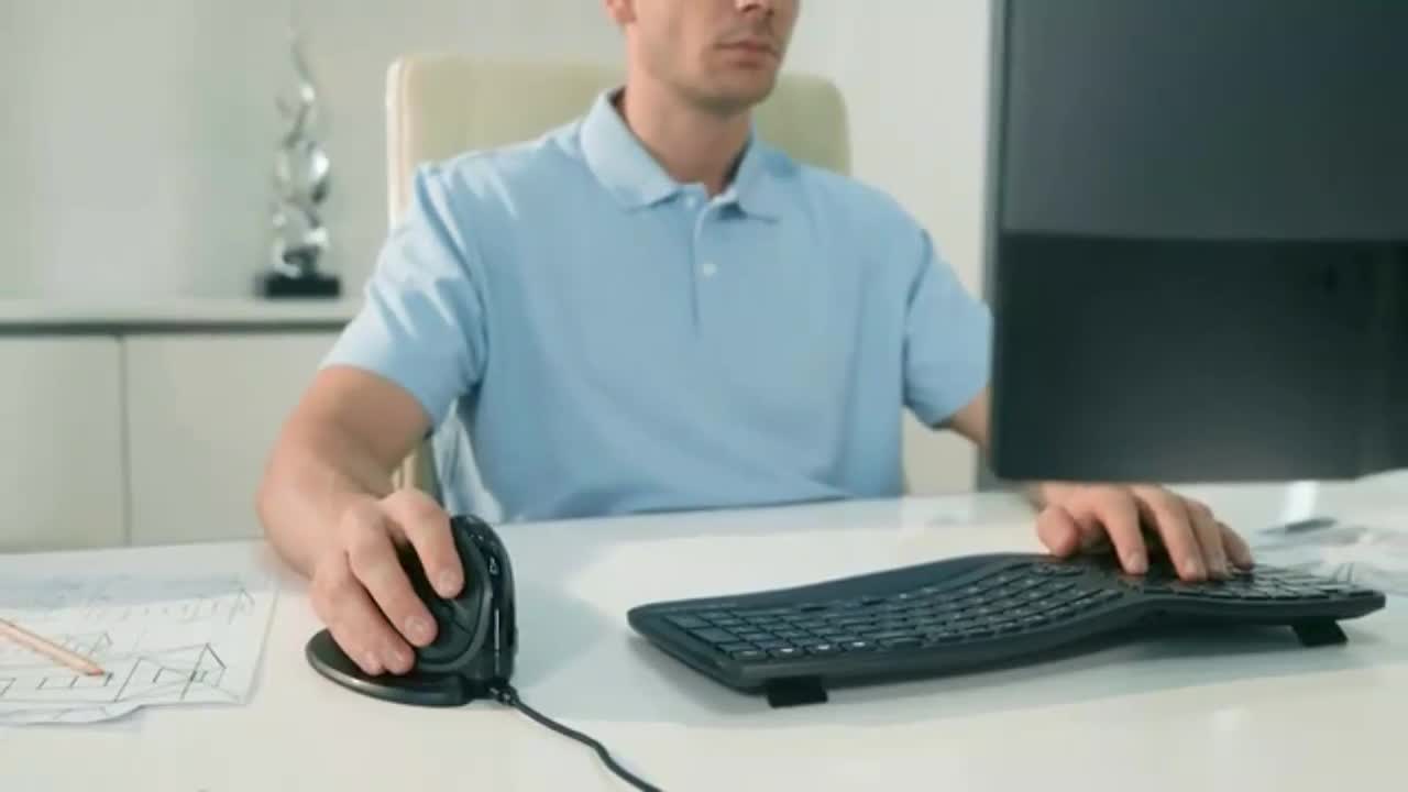 Delux Seeker: Ergonomic Vertical Mouse with OLED Screen | World Top New Technologies
