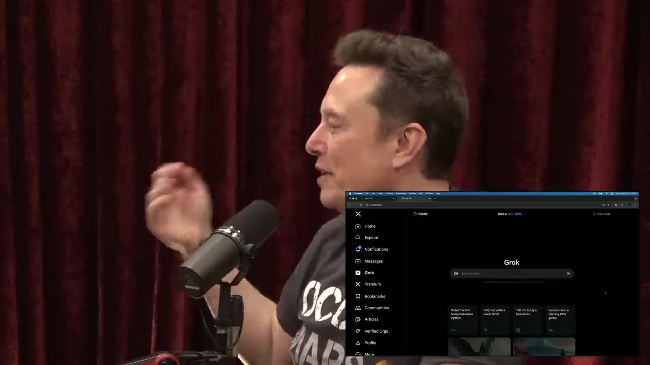 Elon Musk tries to prove GROK isn't censored on Joe Rogan and make's himself look stupid.