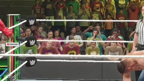 Epic WWE 2K23 Moment Roman Reigns Jumps Over John Cena.