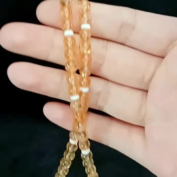 Orange Spiny oyster pendant Citrine Milky Blue Aquamarine gemstone choker Jewelry02