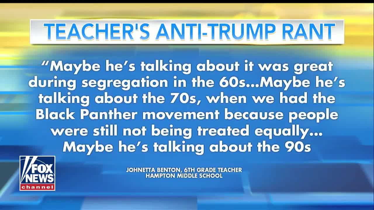 Georgia middle school teacher recorded in rant slamming President Trump