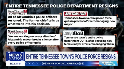 Tennessee mayor responds as entire police force resigns | Morning in America