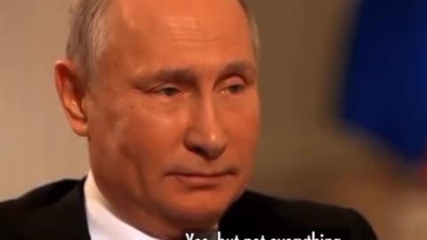 Putin: The one thing I can’t forgive is betrayal.