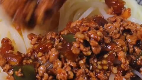 diced meat sauce