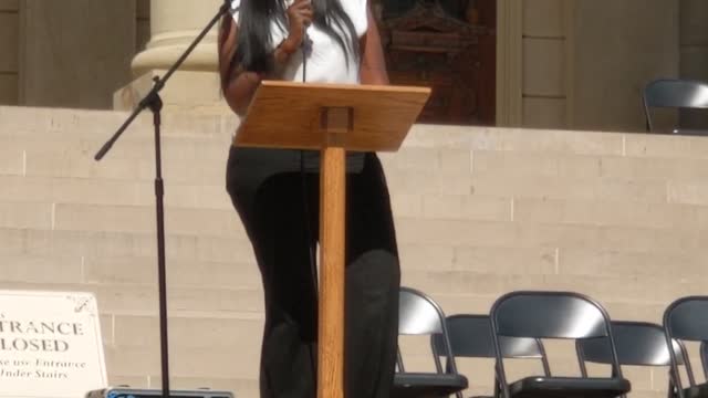 Kristina Karamo Speaking in Lansing, MI at State Capitol