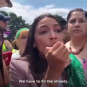 AOC Objects To SCOTUS Overturning Roe v. Wade In The Midsts Of The Protests