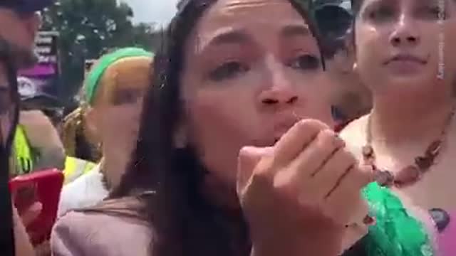 AOC Objects To SCOTUS Overturning Roe v. Wade In The Midsts Of The Protests