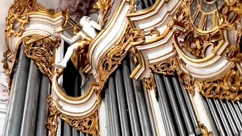 INTERESTING ~THIS IS A ORGAN IN THE CHURCH OF THE BENEDICTINE MONASTERY IN AMORBACH GERMANY
