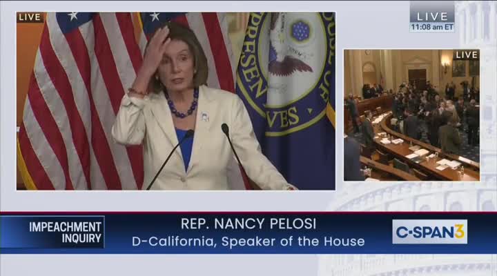 Nancy Pelosi weekly briefing: Repubs are not honoring their oath of office