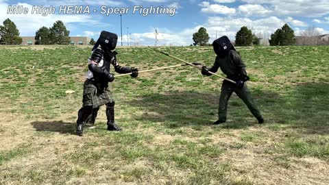 Synthetic Spear Sparring - 2