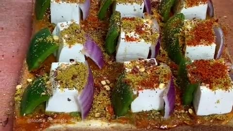 Tastiest Paneer Tikka Sandwich | Indian Street Food