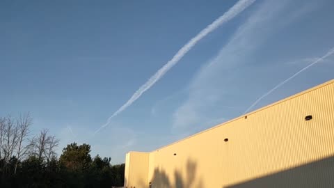 Chem trails in Cornwall, Ontario