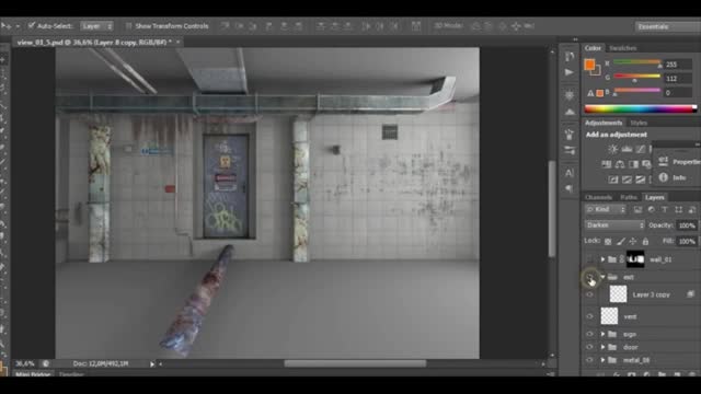 Color Matching Of Game Scene Modeling