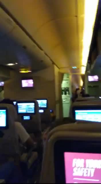 Flight inside view.