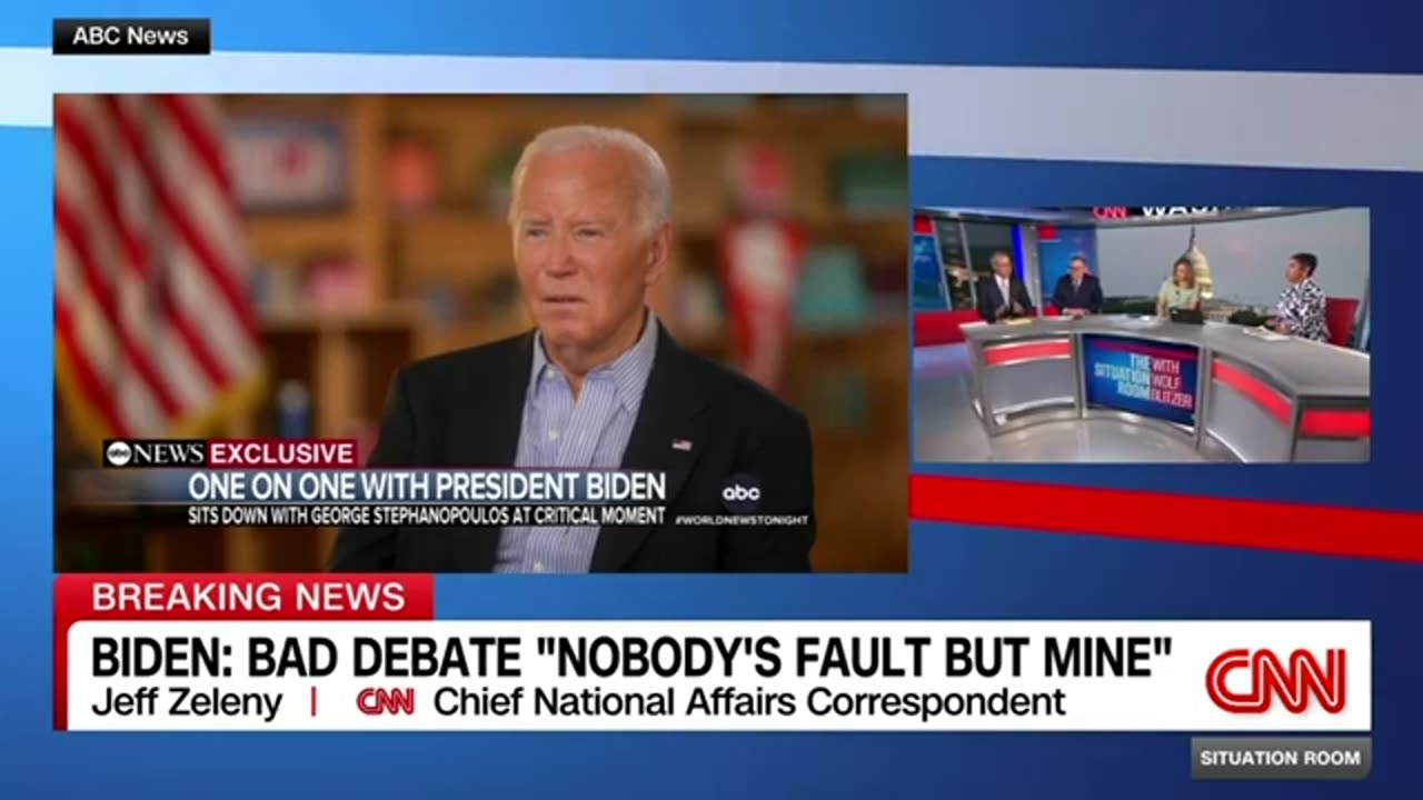 Biden says bad debate performance was ‘nobody’s fault but mine