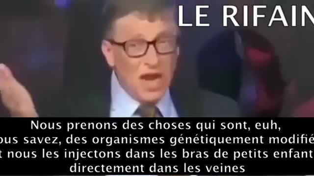 ON A TROUVE LE VRAI VIRUS, BILL GATES, CE TYPE EST JUSTE UN GRAND MALADE MENTAL !!!