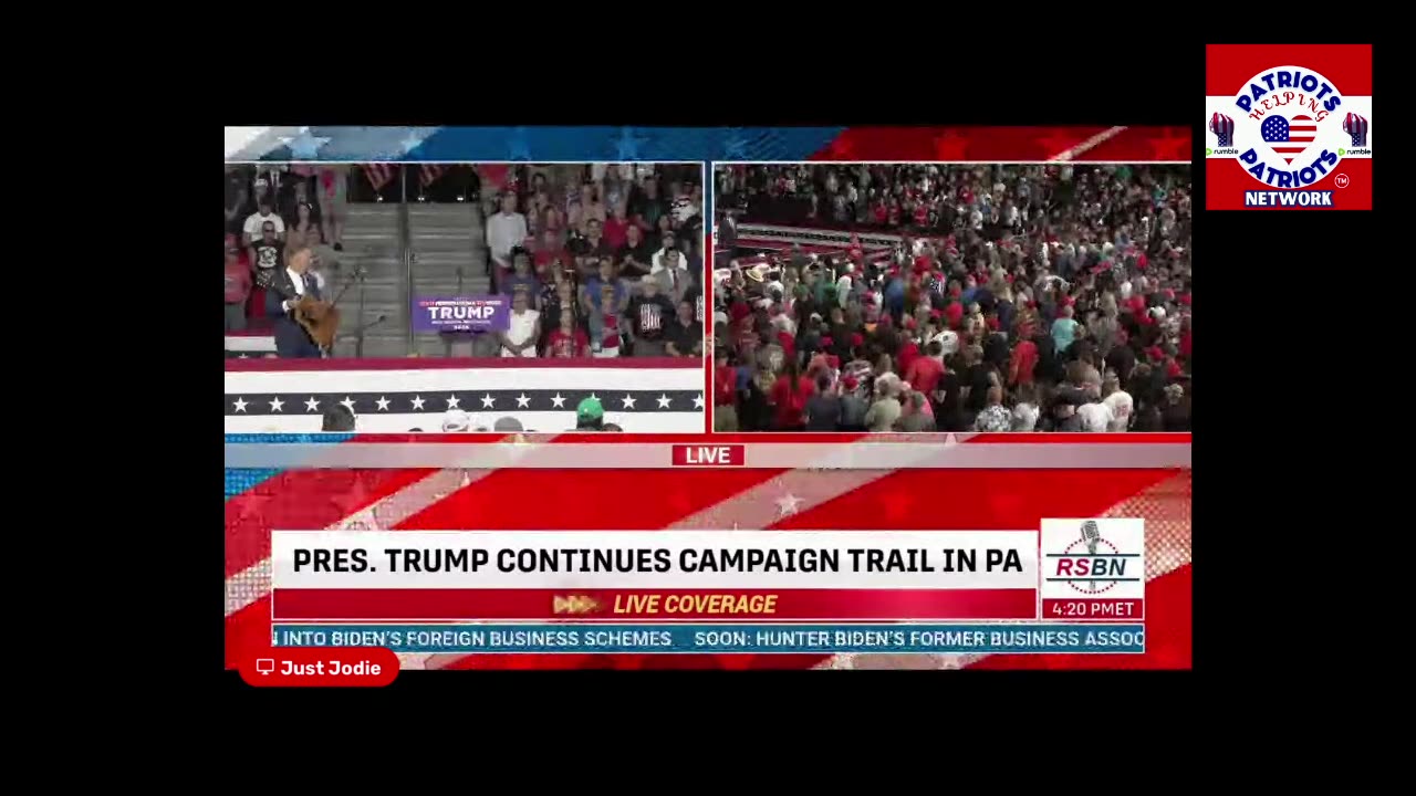 LIVE! TRUMP RALLY in Erie, PA! Join PHP after for Rally Breakdown and Commmentary!