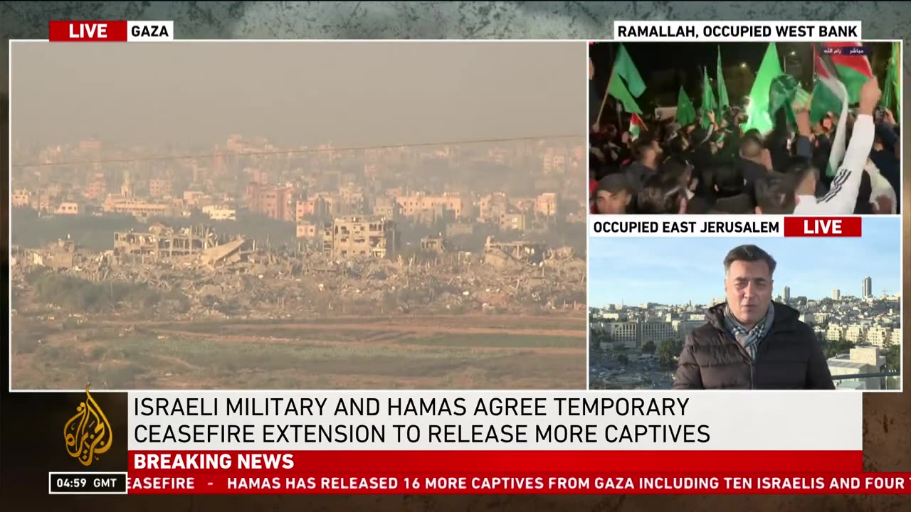 Israel, Hamas agree to extend Gaza truce for a seventh day