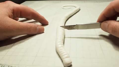 Using polymer clay to make a python