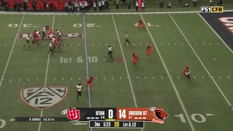 #10 Utah vs #19 Oregon State Highlights | College Football Week 5 | 2023 College Football