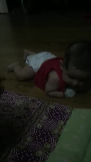 My son get up successfully