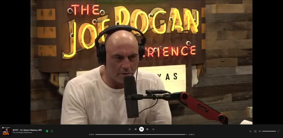 Dr Robert Malone on The Joe Rogan Experience Podcast (JRE #1757 Dec 31 2021 / 1 Jan 2022)