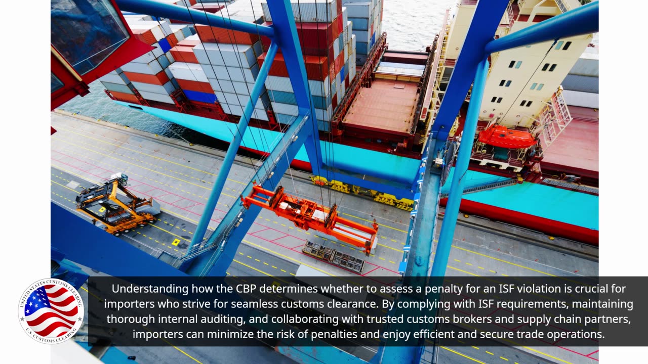 How Does the CBP Decide Whether to Penalize an ISF Violation?