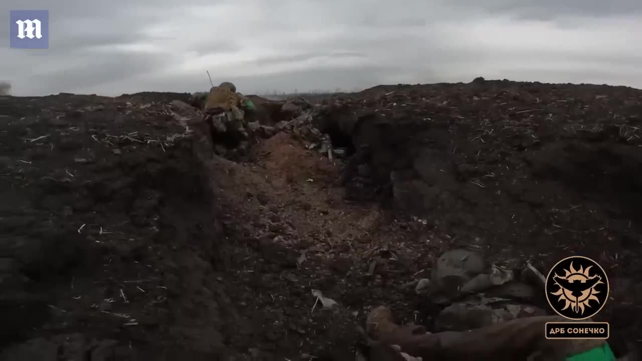 Ukrainian soldiers take Russian trench in terrifying POV footage from Bakhmut