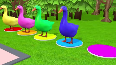 5 giant duck lion elephant tiger gorilla dog guess the right door best video