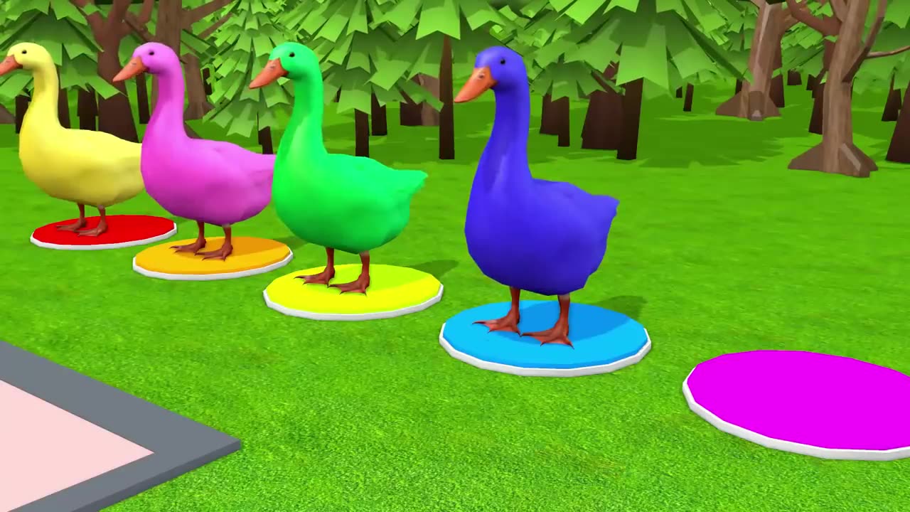 5 giant duck lion elephant tiger gorilla dog guess the right door best video