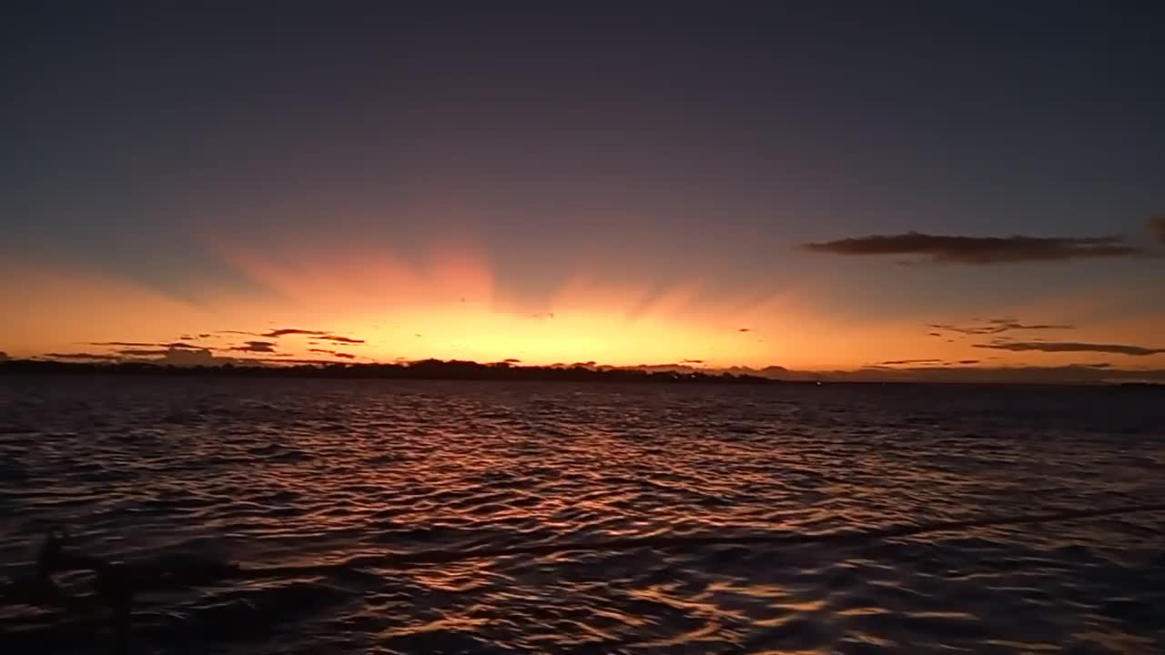 🔥 BRIBIE ISLAND 🥺 Sun-Set 🌞 in the Passage⛵️