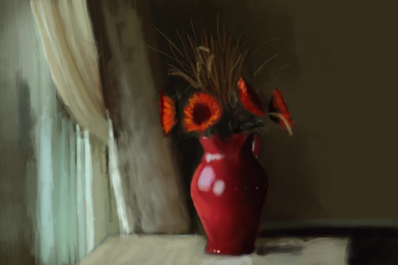 Timelapse of a vase