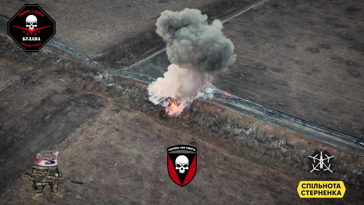 Insane Detonation of a Russian APC