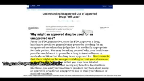 Why is unapproved drugs not allowed?