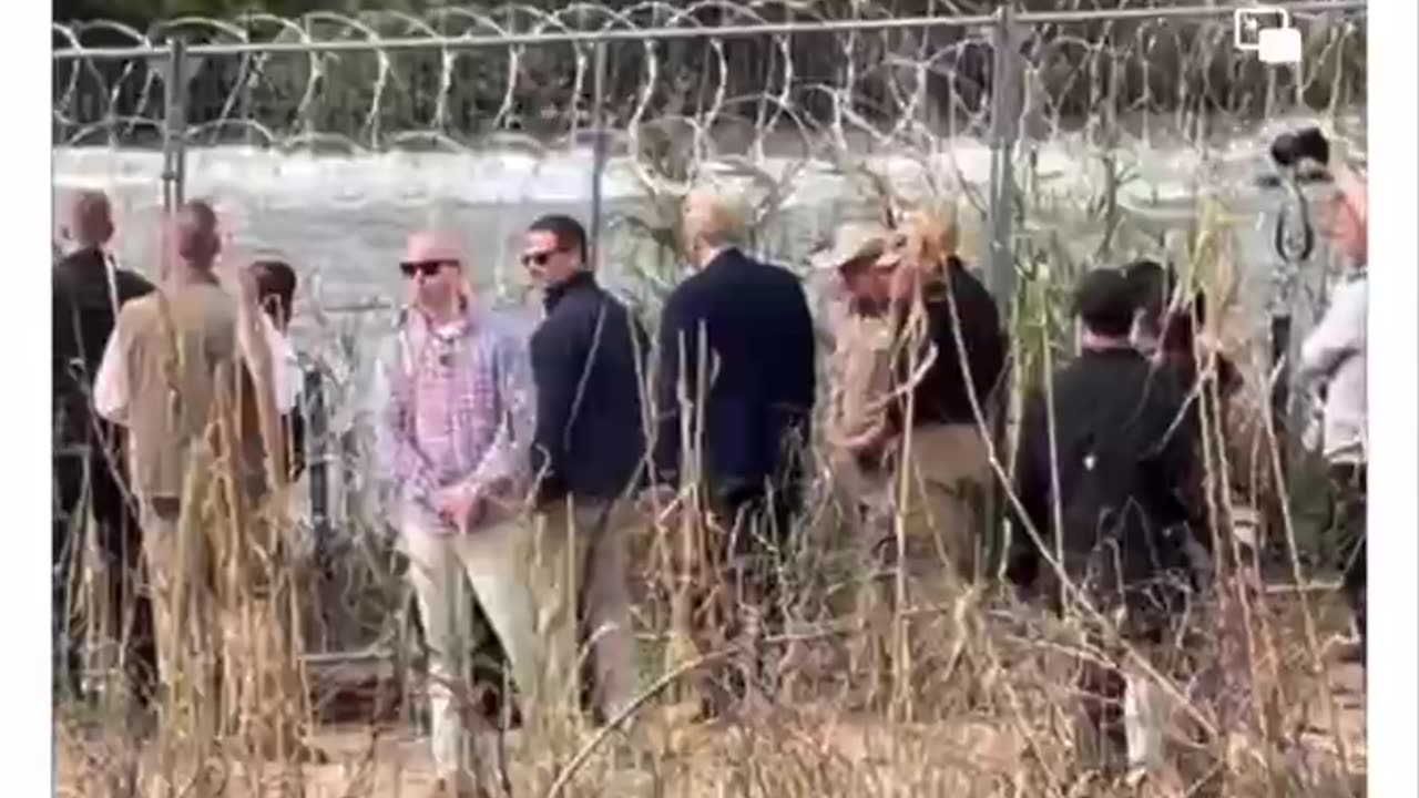 Dan Scavino ~@realDonald Trump at The Rio Grande River in Eagle Pass Texas