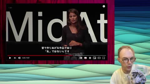 Cameron Russell with a great TED talk idea sprawling all over the place