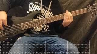 Linkin Park - New Divide Bass Cover (Tabs)