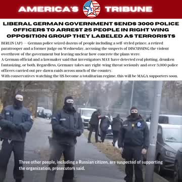 German Political Raid on Right Wing Group