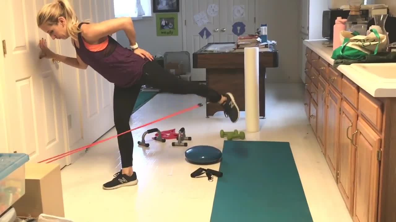 Full-Body Resistance Band Home Workout Routine