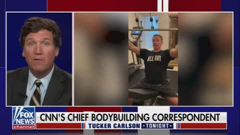 Tucker ROASTS Chris Cuomo for Bizarre Gym Flex