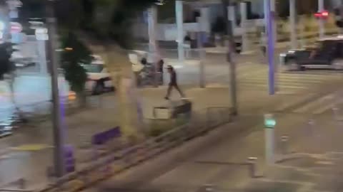 Initial documentation from the moment of the attack in Tel Aviv.