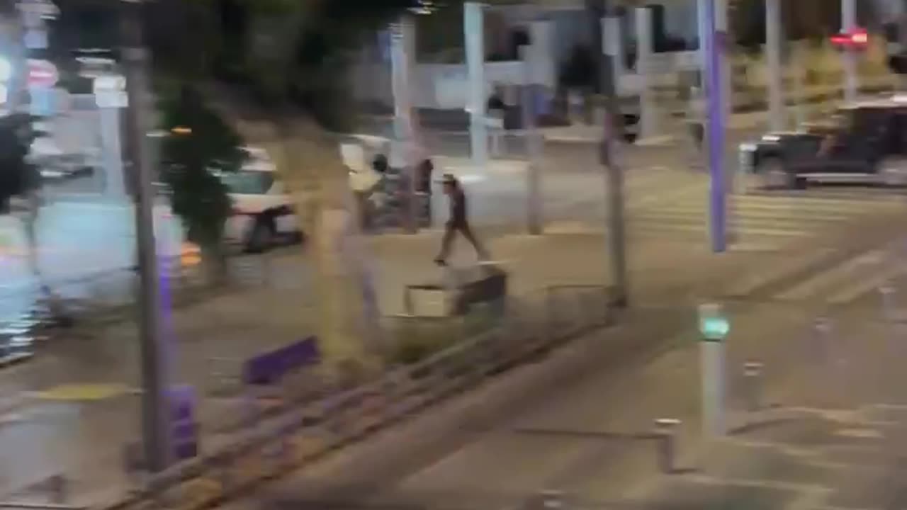 Initial documentation from the moment of the attack in Tel Aviv.