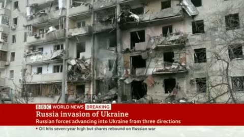 Ukrainian journalist sees footage of her destroyed home live