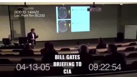 Bill Gates Briefing to CIA