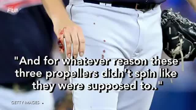 Pitcher's Finger Explodes During Game