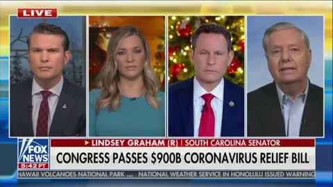 Lindsey Graham Goes on Fox News to Defend America Last Stimulus