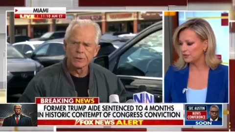 Justice Department shatters historical precedent imprisoning Peter Navarro