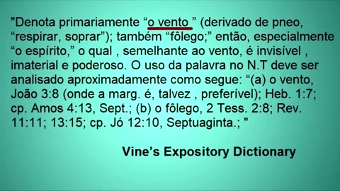 Espírito Santo é uma pessoa ?