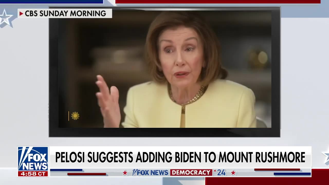 Pelosi mocked for suggesting Biden addition to Mount Rushmore